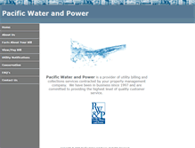 Tablet Screenshot of pacificwaterandpower.com